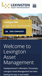 Mobile Screenshot of lex-asset-mgmt.com